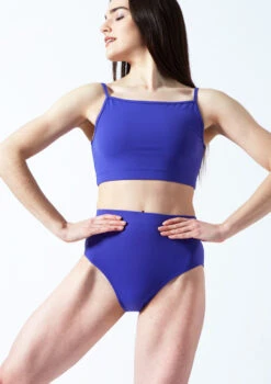 Move Dance Carpo Camisole Crop Top -Capezi Dance Wear Shop moz0254 saph front 1t 52470.1693437720