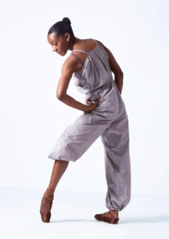 Move Dance Fauna Heat Retention Suit -Capezi Dance Wear Shop moz0402 oyster grey back 31626.1683070468
