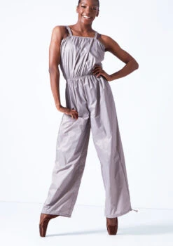 Move Dance Fauna Heat Retention Suit -Capezi Dance Wear Shop moz0402 oyster grey front t 42898.1692921423