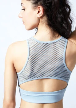 Move Dance Janelle Crop Top -Capezi Dance Wear Shop moz0630 paleblue close up back 1 62881.1678885075