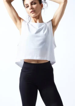 Move Dance Patti Dance Top -Capezi Dance Wear Shop moz0632 white front 1t 25632.1690450551