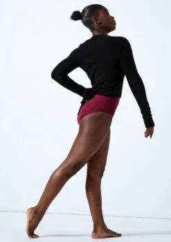 Move Dance Everly Ballet Wrap -Capezi Dance Wear Shop moz0730 black back 1 38659.1678885129