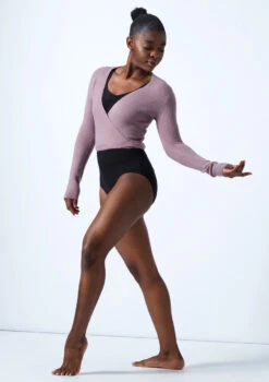 Move Dance Everly Ballet Wrap -Capezi Dance Wear Shop moz0730 purple front 1 40461.1678885135