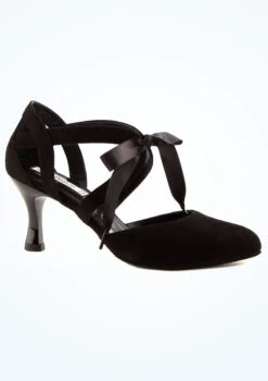 PortDance Cora Dance Shoe 2.2" -Capezi Dance Wear Shop pd 125 port dance cora dance shoe 2 2 black main image no1 T 84781.1694686119