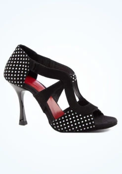 Port Dance Mara Dance Shoe 2.8" -Capezi Dance Wear Shop pd508mara blkwht main 1t 49001.1694686145