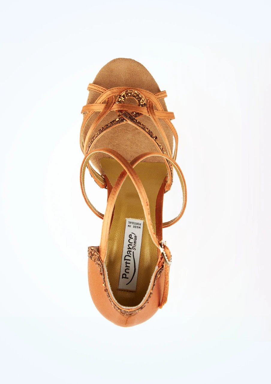 PortDance Acashia Salsa & Tango Shoe 3" - Bronze 2 PortDance Acashia Salsa & Tango Shoe 3" - Bronze - Image 2