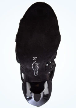 Port Dance Ana Dance Shoe 2.8" -Capezi Dance Wear Shop pd804 blk bottom 1 52805.1678885255