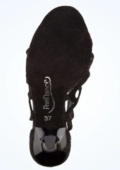 Port Dance Lara Dance Shoe 2.8" 8 Port Dance Lara Dance Shoe 2.8" -Capezi Dance Wear Shop pd814lara blk bottom 1 58498.1678885260