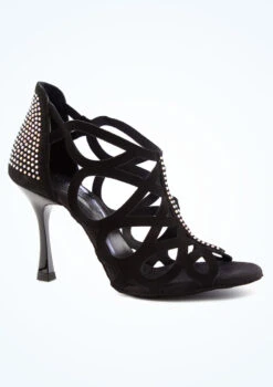 Port Dance Lara Dance Shoe 2.8" 9 Port Dance Lara Dance Shoe 2.8" -Capezi Dance Wear Shop pd814lara blk main 1t 35566.1694686149