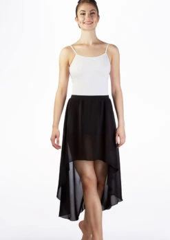 Bloch Lyrical Contemporary Dance Skirt - Black -Capezi Dance Wear Shop r8821 bloch lyrical contemporary dance skirt black front thumbnail T 10401.1698800442
