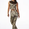 So Danca Camouflage Crop Top