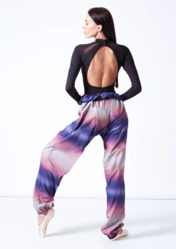 So Danca Dream Warm Up Pants -Capezi Dance Wear Shop rde2410 navy front 3 10508.1698711920