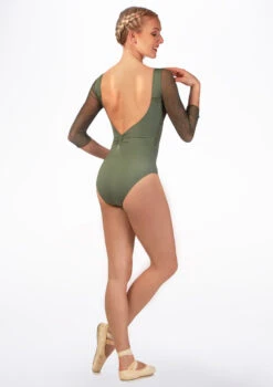 Ballet Rosa Printed Open Back Leotard