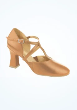 So Danca X Strap Character Shoe 3" - Caramel 7 So Danca X Strap Character Shoe 3" - Caramel -Capezi Dance Wear Shop sd153car so danca x strap character shoe 3 caramel tan front T 11279.1698811250