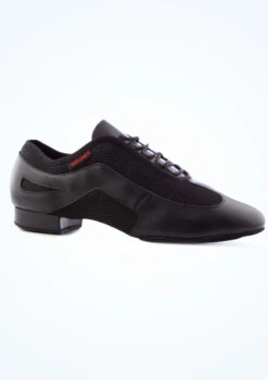 Supadance 9010 Mens Split Sole Practice Dance Shoes- 1" -Capezi Dance Wear Shop sd9010 blk main 1t 30977.1696462336