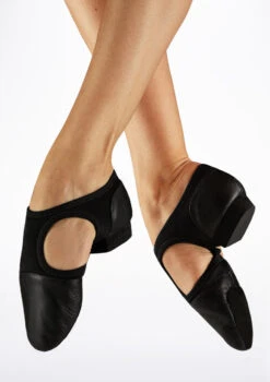 So Danca Open Arch Jazz Shoe - Black