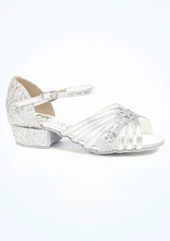 Freed Sparkle Ballroom Shoe 1" - Silver -Capezi Dance Wear Shop sparkle freed sparkle ballroom shoe 1 silver T 76320.1694685329