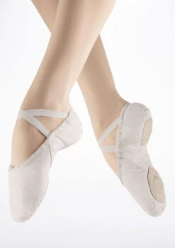 Freed Men's Canvas Split Sole Ballet Shoe - White -Capezi Dance Wear Shop ss01 freed mens canvas split sole ballet shoe white no1 T 38452.1698807222
