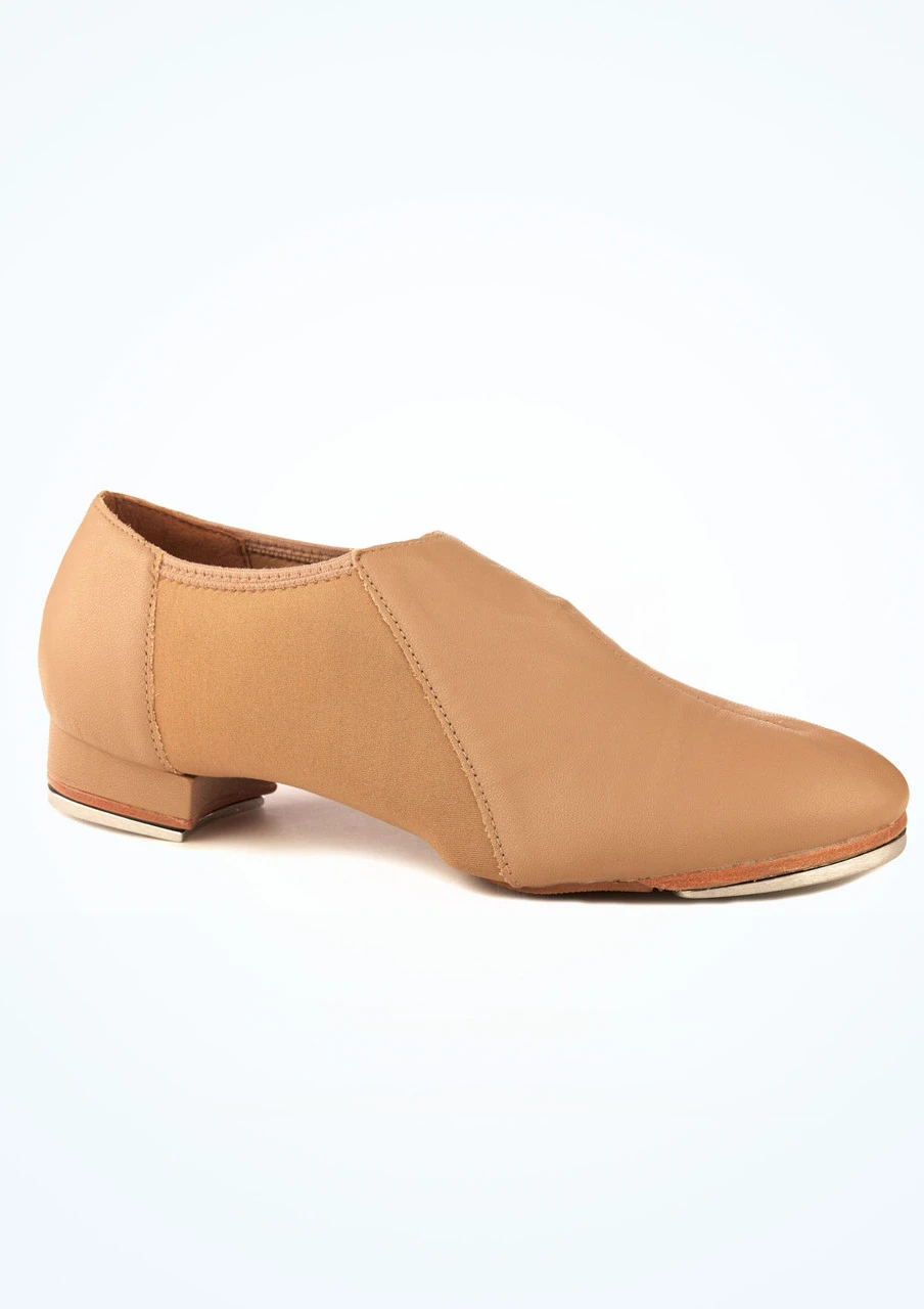 So Danca Slip On Tap Shoe - Caramel 4 So Danca Slip On Tap Shoe - Caramel - Image 4