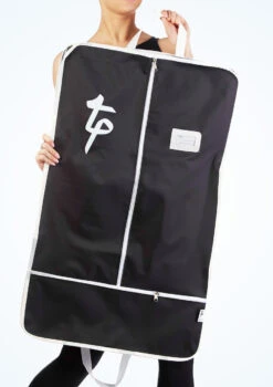 Tappers & Pointers Costume Carrier Garment Bag -Capezi Dance Wear Shop ta cost car tappers and pointers costume carrier black front T 03083.1698811621