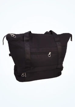 Tendu Satin Holdall Dance Bag -Capezi Dance Wear Shop tet1086 black back 58384.1693524244