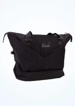 Tendu Satin Holdall Dance Bag -Capezi Dance Wear Shop tet1086 black front t 90558.1698711927