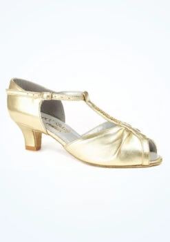 Dancesteps Topaz Ballroom & Latin Shoe 1.65" - Gold -Capezi Dance Wear Shop topaz dancesteps topaz ballroom latin shoe 1 65 gold no1 T 90817.1694685329