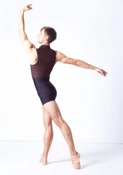 Wear Moi Capri Mens Biketard -Capezi Dance Wear Shop wmcapri brown back 77510.1698103278