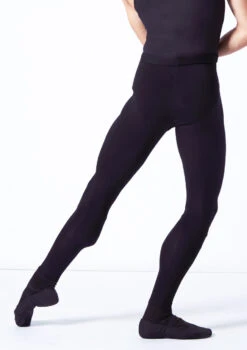 Wear Moi Hamada Mens Footless Tight -Capezi Dance Wear Shop wmhamada black back t 43293.1698711938