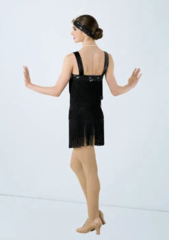 Weissman Roaring 20's -Capezi Dance Wear Shop wn 10544 weissman roaring 20s black back 25270.1678886710