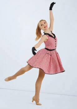 Weissman Jukebox Saturday Night -Capezi Dance Wear Shop wn 11013 weissman jukebox saturday night red front 53546.1678886939