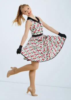 Weissman Jukebox Saturday Night -Capezi Dance Wear Shop wn 11013 weissman jukebox saturday night white red front 01817.1678886939