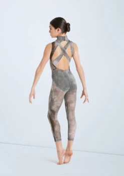 Weissman Unravel -Capezi Dance Wear Shop wn sm11206 weissman smokey mesh unitard green back 13671.1678891569