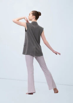 Weissman Split-Front Suit Pants -Capezi Dance Wear Shop wn15562 grey 20 65461.1694697960