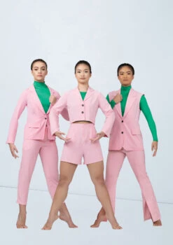 Weissman Split-Front Suit Pants -Capezi Dance Wear Shop wn15562 pink 32 62246.1694697962