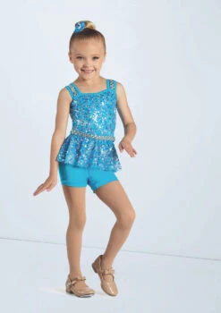 Weissman Who Says -Capezi Dance Wear Shop wn15904 turquoise 4086 57517.1698828661
