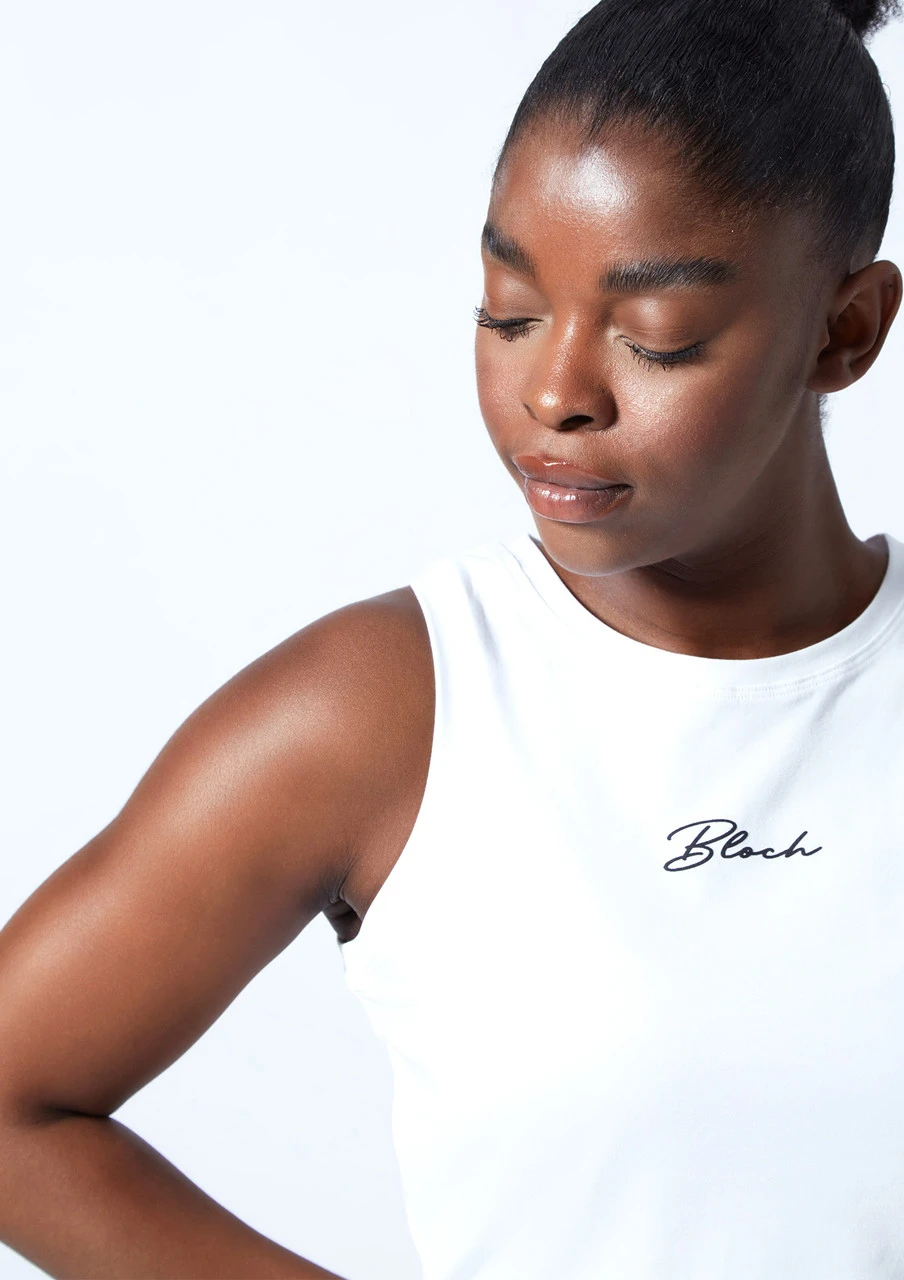 Bloch Tonal Crop Tank Top 5 Bloch Tonal Crop Tank Top - Image 5